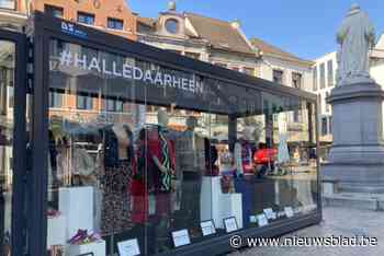 Glazen huis op Grote Markt als teaser voor Herfstshopping in Halle