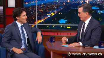 What Justin Trudeau told Stephen Colbert in the PM's late-night TV debut