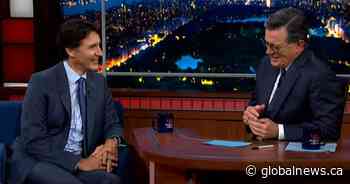 Justin Trudeau on Stephen Colbert: It’s a ‘tough time’ for Canadians