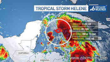 Tropical Storm Helene forms, could become major hurricane as it approaches Florida