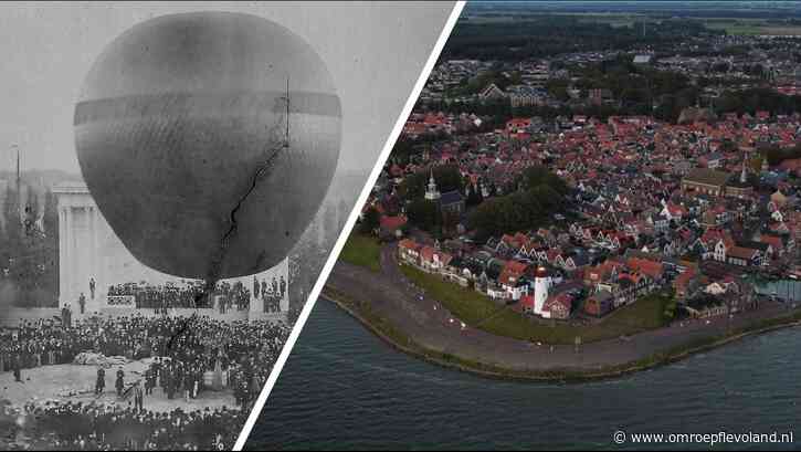 Urk - De vergeten ballonvaart van Eugène Godard zorgde 150 jaar geleden voor gejuich op het eiland Urk