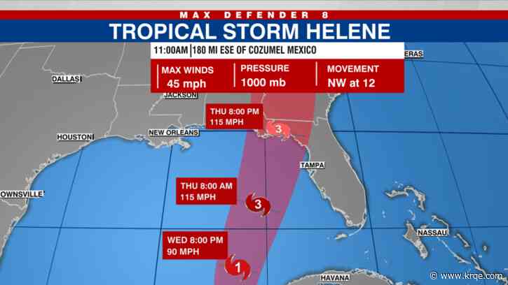 WATCH LIVE: Tropical Storm Helene forms in the Caribbean, takes aim at Florida