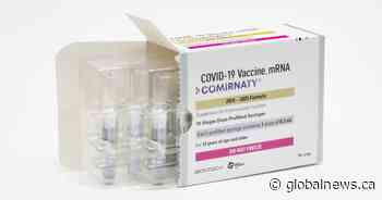 Pfizer’s updated COVID-19 vaccine approved by Health Canada