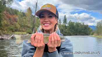 Carrie Underwood unrecognizable in snaps from Montana fishing trip as fans react: 'She needs to stop with all the facial and teeth enhancements'