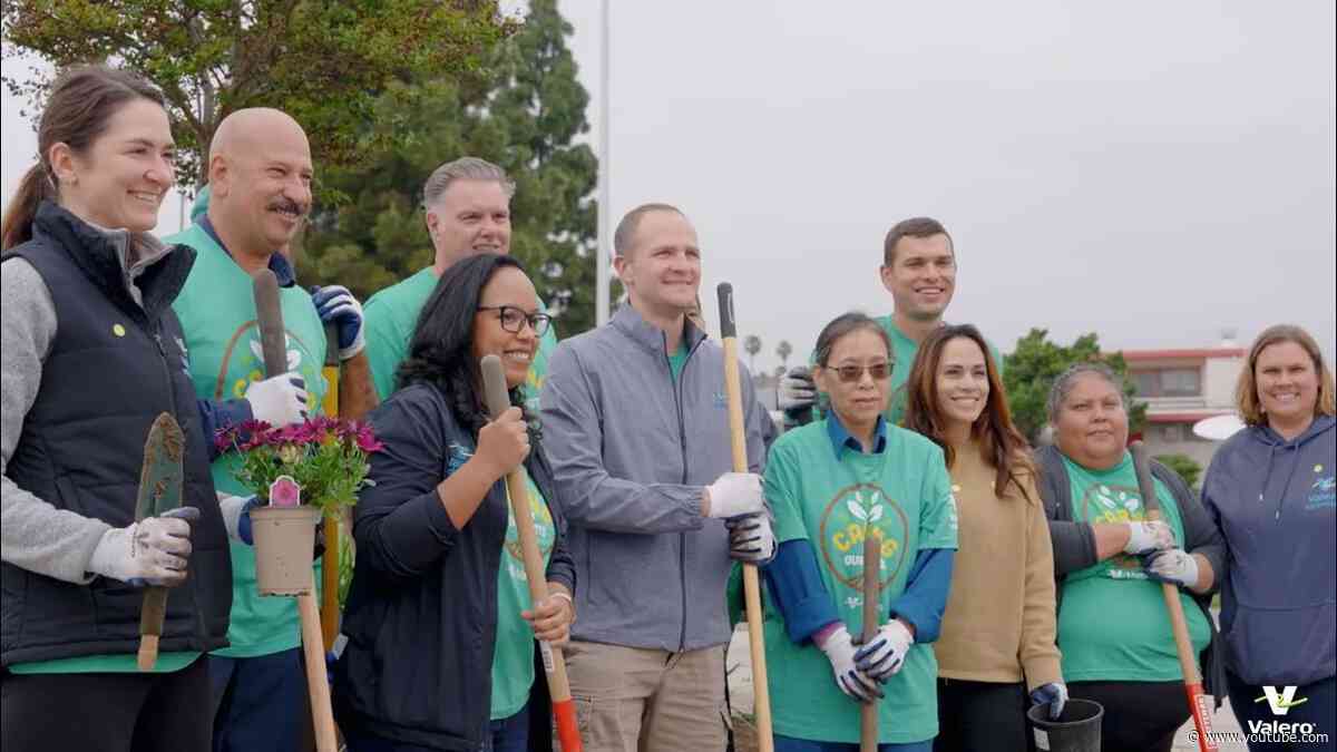 Valero Volunteers Transform Banning High School for Earth Day