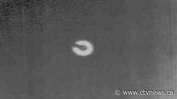 Image released of mysterious object shot down over Yukon in 2023