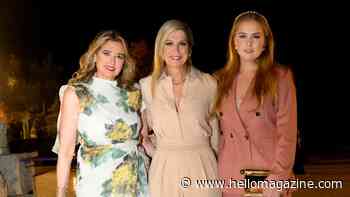 Greek royals enjoy glamorous evening with Queen Maxima and Princess Catharina-Amalia ahead of family wedding