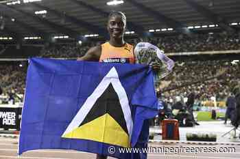 St. Lucia’s first Olympic medalist returns home to cheers and calypso