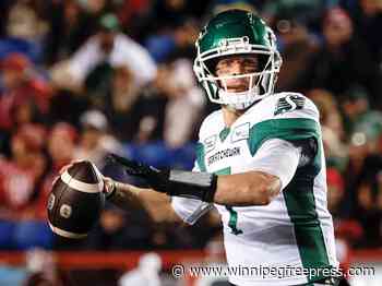 Harris, Thurman get top marks as Roughriders dominate CFL’s Week 16 honour roll