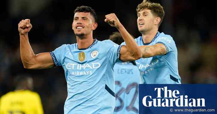 Matheus Nunes eases Manchester City through despite Tom Ince cracker