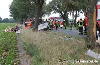 FW-ROW: Transporter verunfallt auf der K 109