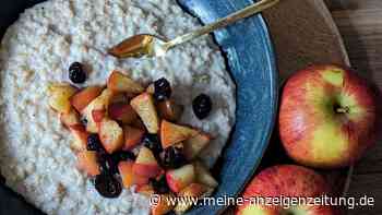 Herbst pur in der Schüssel: Porridge mit Bratapfel-Topping