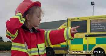 Brave girl, three, who waited year for heart transplant fulfils her dream