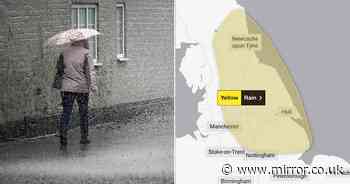 UK weather: Met Office issues urgent warning for major rain storm - full list of 26 areas