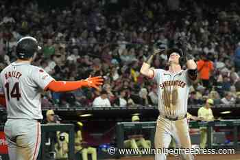 Giants hit 5 homers, continue run against playoff contenders with 11-0 win over Diamondbacks