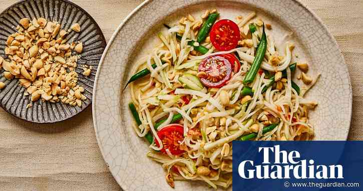 Thai-style slaw, dal and sponge pudding: Ravinder Bhogal’s apple recipes