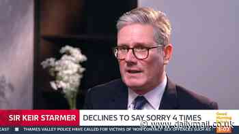 Keir Starmer refuses FOUR TIMES to say sorry for winter fuel axe in bruising interview as he faces defeat by unions in showdown vote at Labour conference TODAY