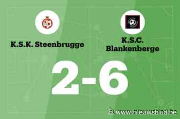 SC Blankenberge B wint spektakelwedstrijd van SK Steenbrugge