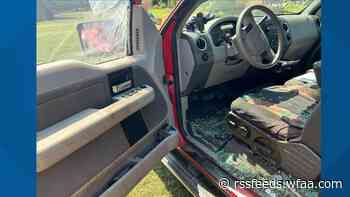 New image released of damaged truck after off-duty Fort Worth Police Officer William Martin shot at the driver