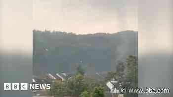 'Mini tornado hitting Luton' captured on video