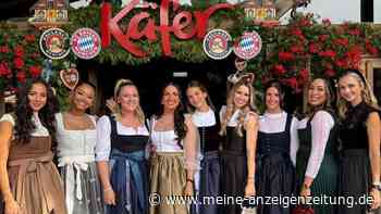 Spielerfrauen des FC Bayern posieren beim Wiesn-Besuch – doch eine fehlt