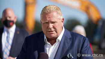 Ontario Premier Doug Ford holds a news conference in Etobicoke