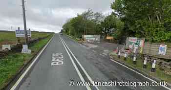 Person suffers minor injury after crash close to garden centre