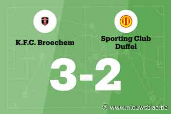 Broechem B wint thuis van SC Duffel