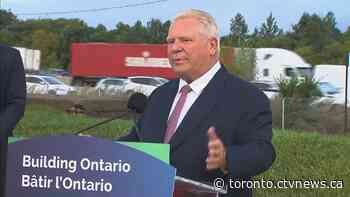 Doug Ford says he wants to build a tunnel under Hwy. 401