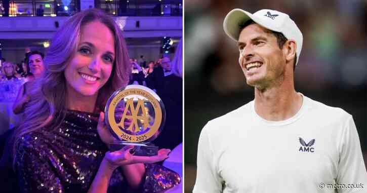 Andy Murray makes fun of his wife’s nose after Kim scoops special award