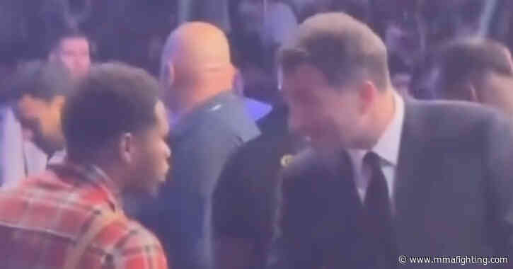 Eddie Hearn called Devin Haney ‘an arrogant f*cking pr*ck’ during heated confrontation at Joshua vs. Dubois