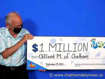 Chatham retiree wins $1M Maxmillions lotto prize