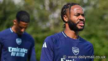 Raheem Sterling is expected to make his first Arsenal start for TONIGHT in Carabao Cup with Mikel Arteta set to rotate his side after Man City draw