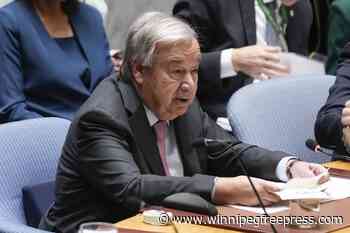 UN chief criticizes divided Security Council for failure of leadership to end wars, calls for unity