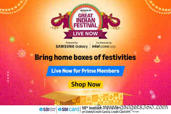 Amazon Great Indian Festival Sale 2024 Begins for Prime Members: Check Top Deals Here