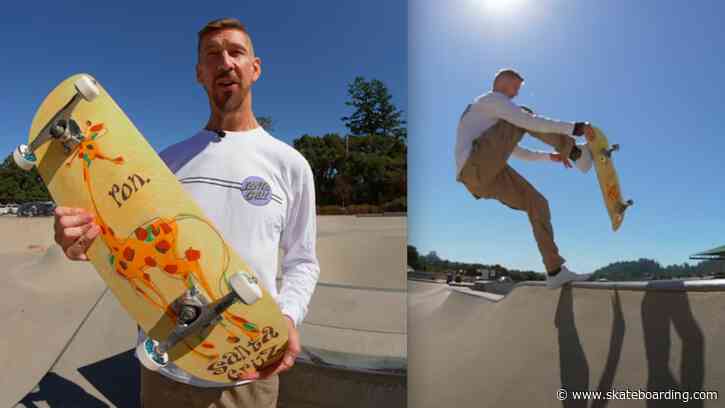 Santa Cruz Celebrates Ron Whaley's 30th Anniversary with Classic Giraffe Graphic Re-Release