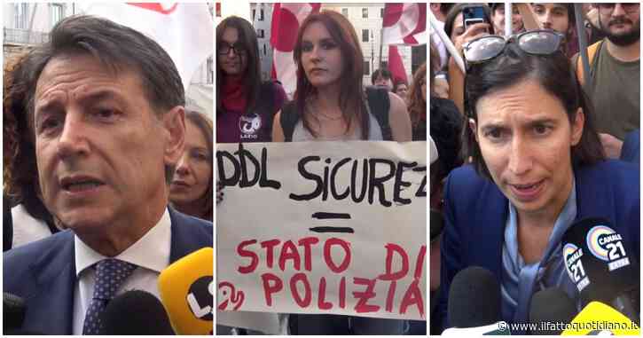 “Il governo risponde al dissenso con il carcere”. I leader del centrosinistra e i sindacati in piazza contro il ddl Sicurezza