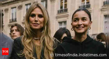 Alia shares pics with Heidi Klum from Paris