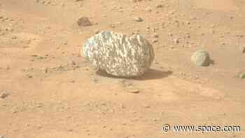 Weird striped rock 'unlike any seen on Mars' found by Perseverance rover.  Here's why NASA's excited