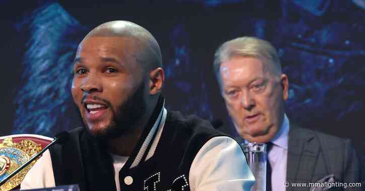 Chris Eubank Jr. blasts ‘scumbags’ during press conference, Frank Warren threatens legal action