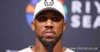 Anthony Joshua says training regime to blame for speeding offence