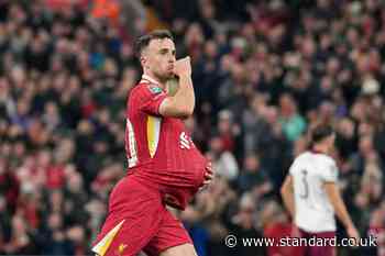 Liverpool 5-1 West Ham: Reds into Carabao Cup fourth-round as Edson Alvarez sent off