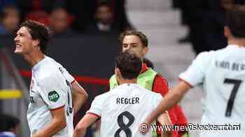 Lammers geniet na 1-1 op Old Trafford, Ten Hag teleurgesteld