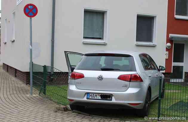 POL-HAM: VW Golf weicht Radfahrer auf dem Großen Sandweg aus, Zaunanlage beschädigt, 4.000 Euro Sachschaden