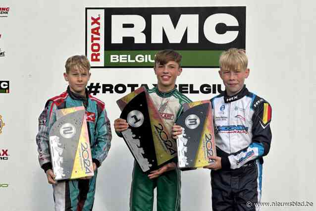 Kartpiloot Vince (12) verovert Belgische titel en grijpt ticket voor het Wereldkampioenschap in Italië: “Ik ben superblij, nu kan ik me meten met de beste Rotax-piloten ter wereld”