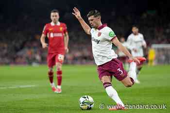 Aaron Cresswell: West Ham deserve to play European football, that's the target