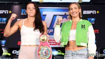 Sandy Ryan-Mikaela Mayer: Bitter feud explained ahead of title bout