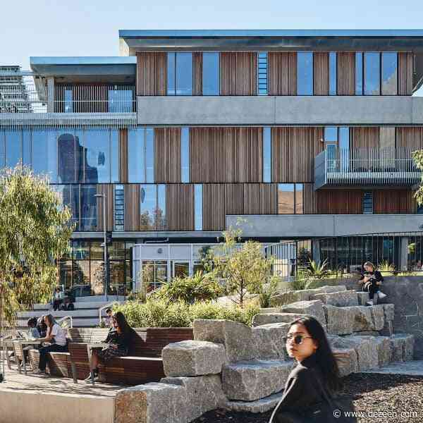 University of Melbourne Student Pavilion by KoningEizenberg is "like a big treehouse"