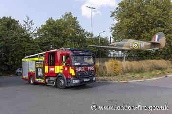 Firefighters test emergency response at RAF Museum