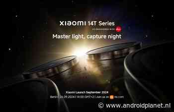 Xiaomi 14T (Pro) livestream: volg de onthulling hier